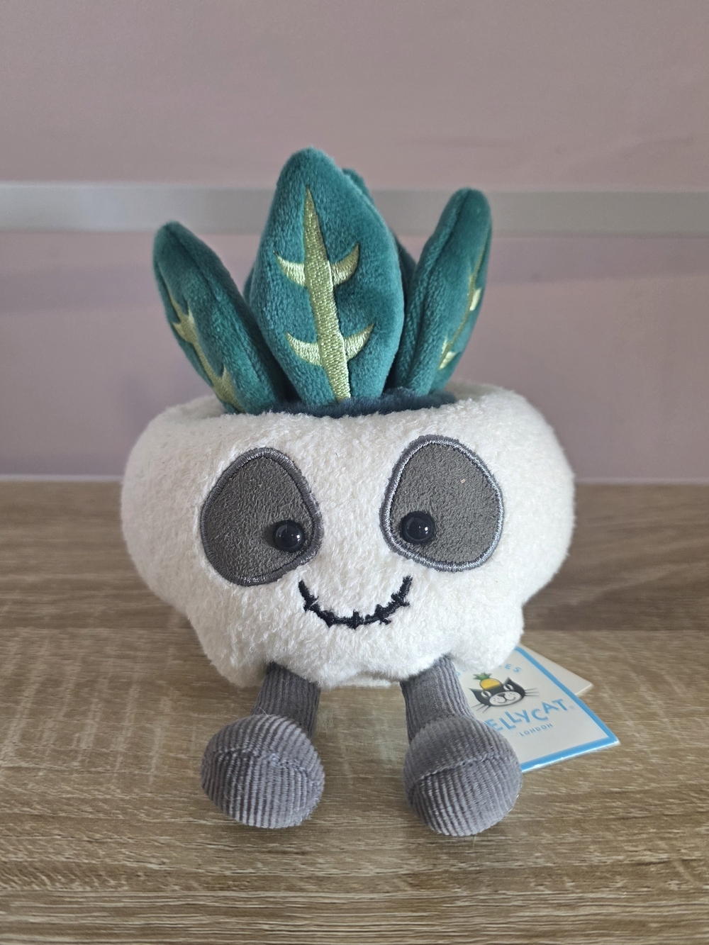 Jellycat Anuseables Skull Planter Retired NWT